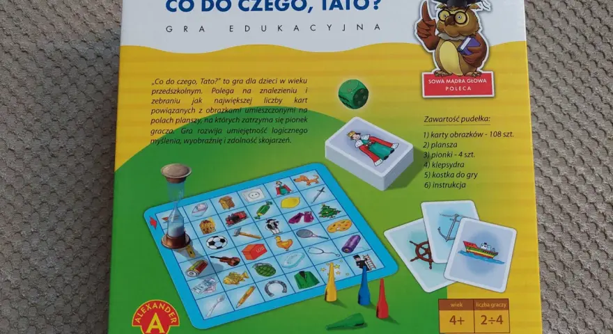 Co do czego, Tato? Recenzja gry edukacyjnej czy warto kupić?